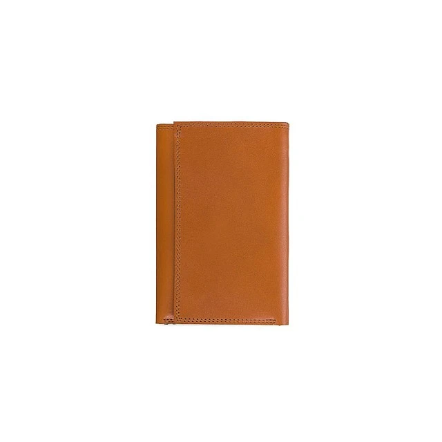 Ανδρικό πορτοφόλι Tri fold Χρώμα καφέ