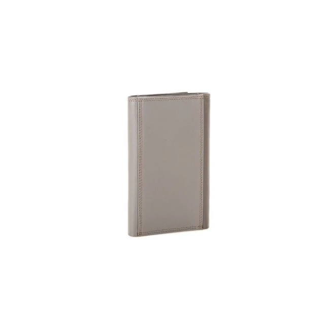 Ανδρικό πορτοφόλι Tri fold Color fumo