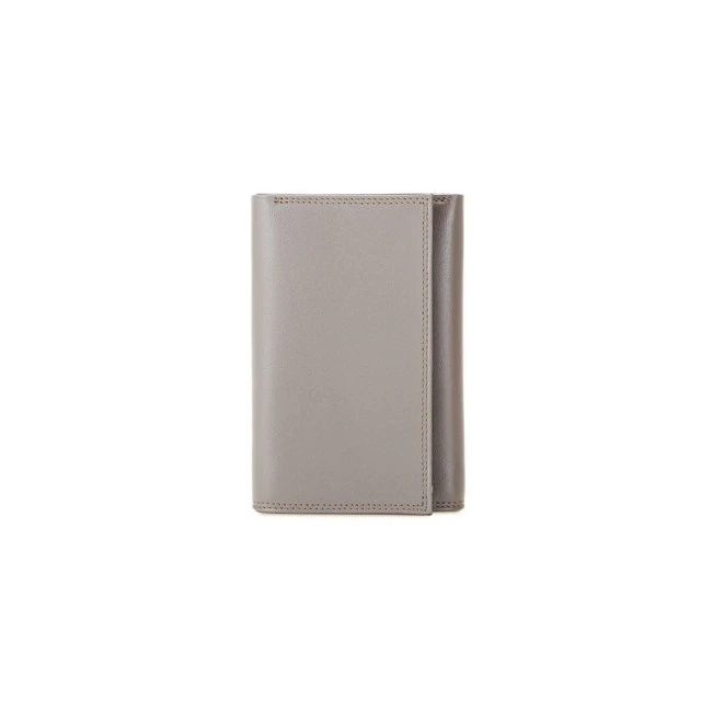 Ανδρικό πορτοφόλι Tri fold Color fumo