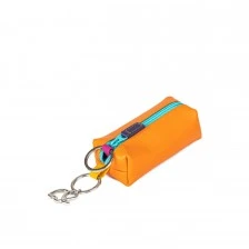 Πορτοφόλι νομισμάτων με μπρελόκ σε χρώμα Copacabana