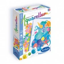 Χρωματισμός με ακουαρέλα μονόκεροι μίνι