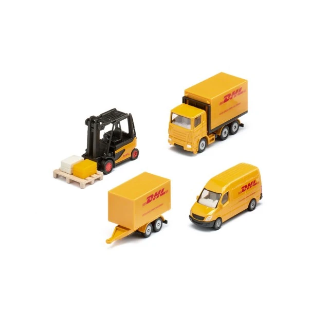 Σετ παιχνιδιών οχημάτων logistics DHL