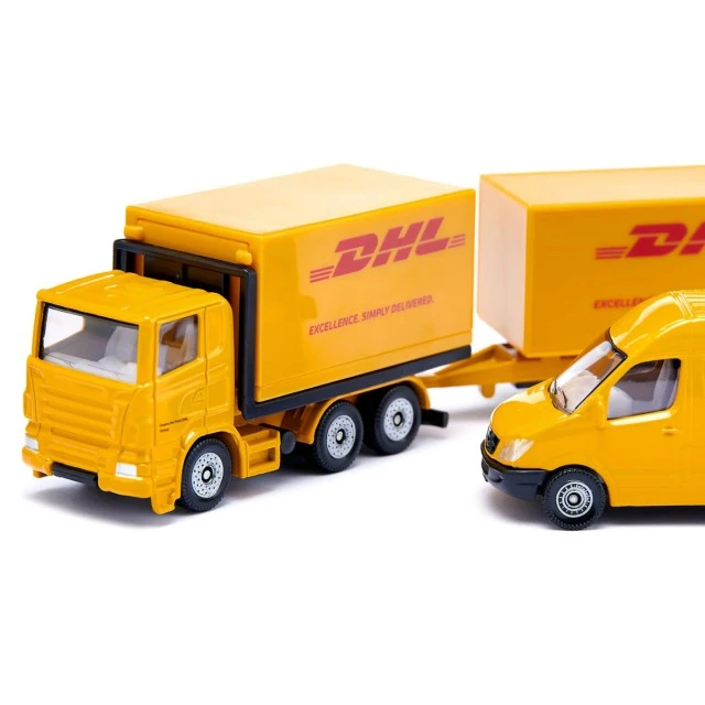 Σετ παιχνιδιών οχημάτων logistics DHL