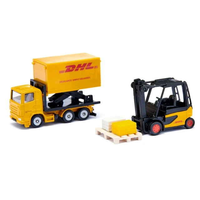 Σετ παιχνιδιών οχημάτων logistics DHL
