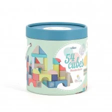 Ξύλινοι κύβοι 54 τεμαχίων