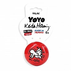 Ξύλινο γιο-γιο σχεδιασμένο από τον Keith Haring