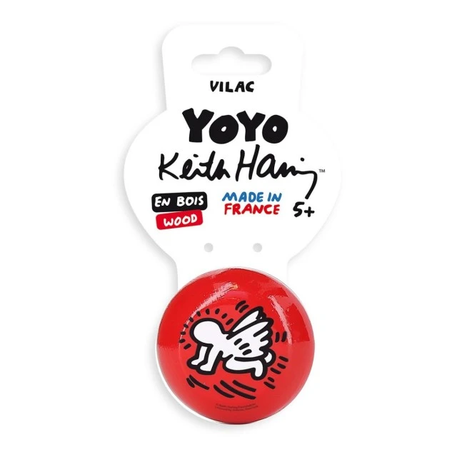 Ξύλινο γιο-γιο σχεδιασμένο από τον Keith Haring