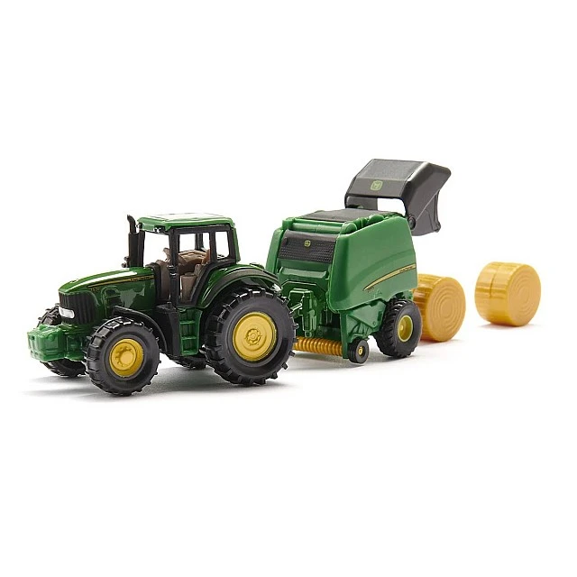 τρέιλερ John Deere και τρακτέρ δέματος