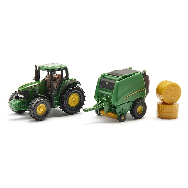 τρέιλερ John Deere και τρακτέρ δέματος