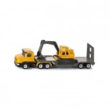 Πλατφόρμα φορτηγού και εκσκαφέας