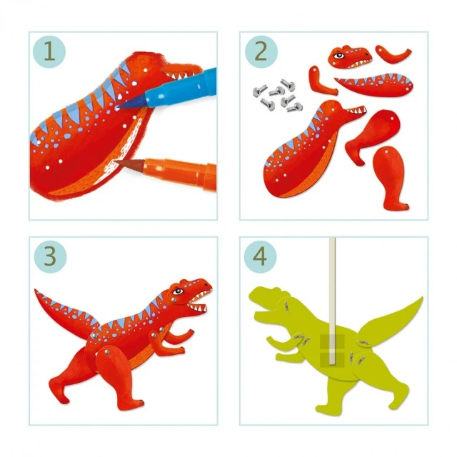 Παιδικό εργαστήρι παιχνιδιών για κούκλες dinos