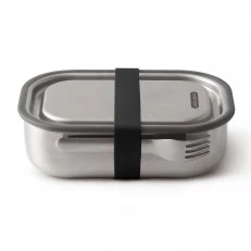 Κουτί γεύματος 1 λίτρο Χρώμα μαύρο