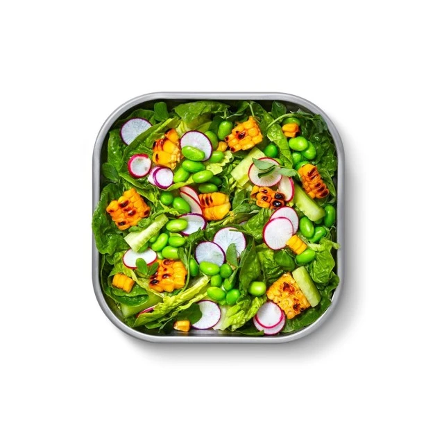Τετράγωνο κουτί τροφίμων Meal Prep μέγεθος L