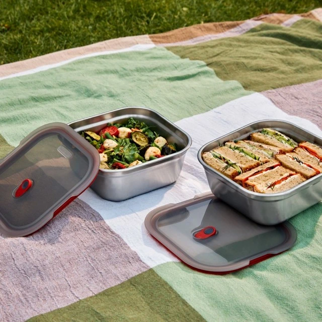 Τετράγωνο κουτί τροφίμων Meal Prep μέγεθος L
