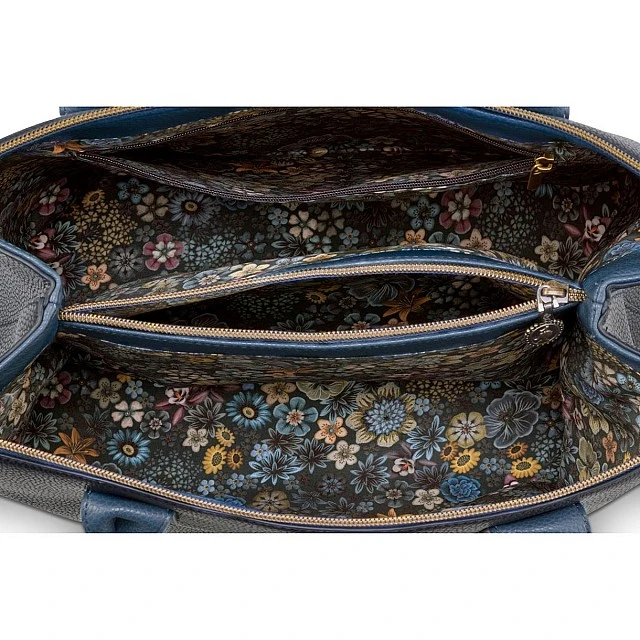 Τσάντα Fia 34cm 26,5cm Χρώμα μπλε