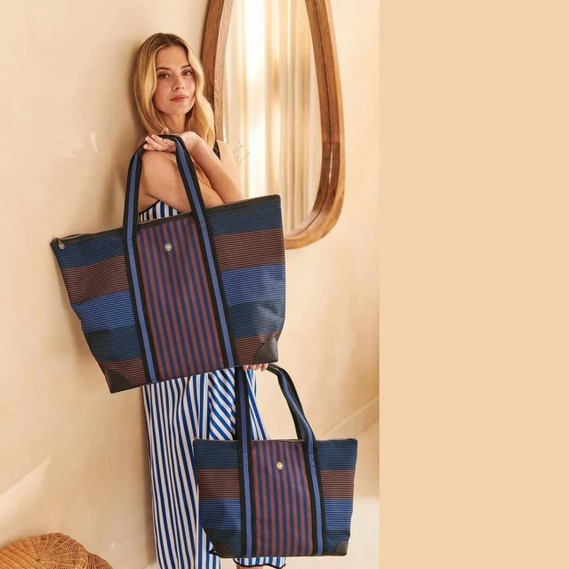 Τσάντα Tilda Tote 66cm 44cm Χρώμα μπλε