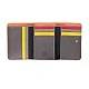Τριδιπλό πορτοφόλι, χρώμα καπνού
