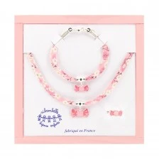 Σετ καραμέλα βραχιόλι, κολιέ και δαχτυλίδι