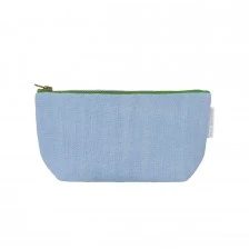 Τσάντα καλλυντικών Brera linoleum 21 cm Χρώμα ανοιχτό μπλε