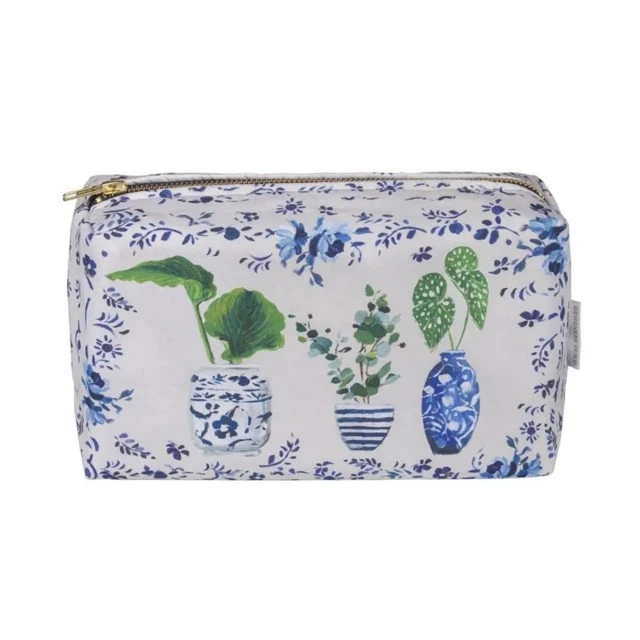 Τσάντα καλλυντικών Kawana Delft 24cm Χρώμα μπλε
