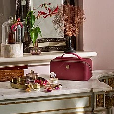 Τσάντα καλλυντικών Cyrille σε κόκκινο χρώμα