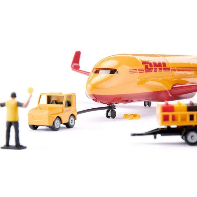 Παιχνίδι φορτηγού αεροπλάνου DHL με αξεσουάρ