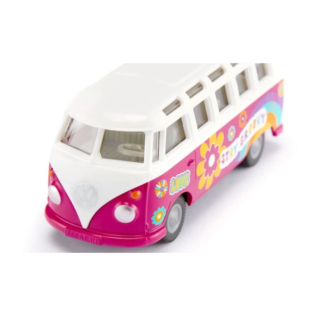 Παιχνίδι μίνι λεωφορείου VW T1 Samba σε σχέδιο Flower Power