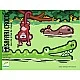 Παιχνίδι με κάρτες Crocodile Safari