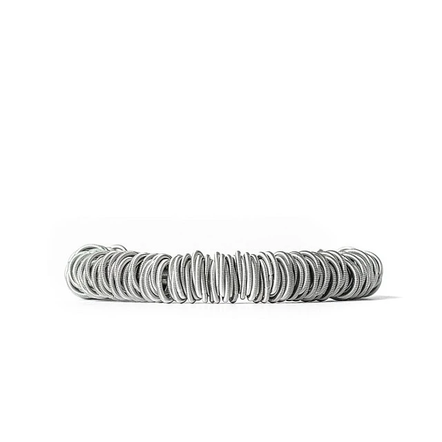 Βραχιόλι N1 χρώμα ατσάλι Μέγεθος 18cm