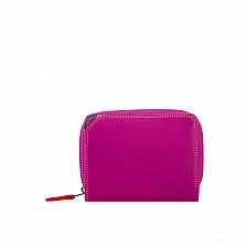 Μικρό πορτοφόλι με φερμουάρ και χρώμα σαγκρίας