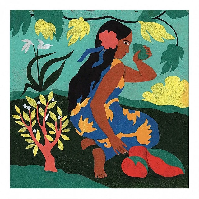 Ζωγραφική σε ακουαρέλα Paul Gauguin