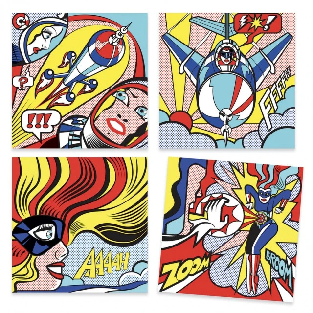 Ζωγραφίστε με μαρκαδόρους Roy Lichtenstein