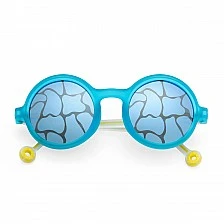 Παιδικά στρογγυλά γυαλιά ηλίου από 3 έως 5 ετών Olivio&Co Τυρκουάζ χρώμα