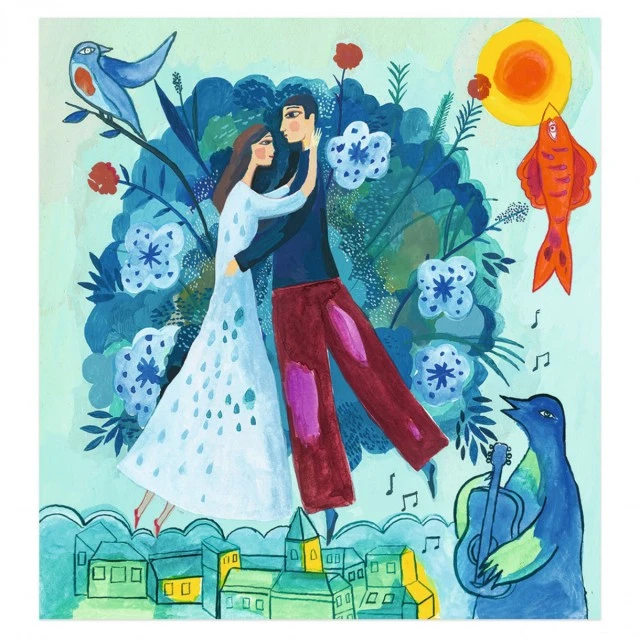 Ζωγραφίστε με ακουαρέλα Marc Chagall