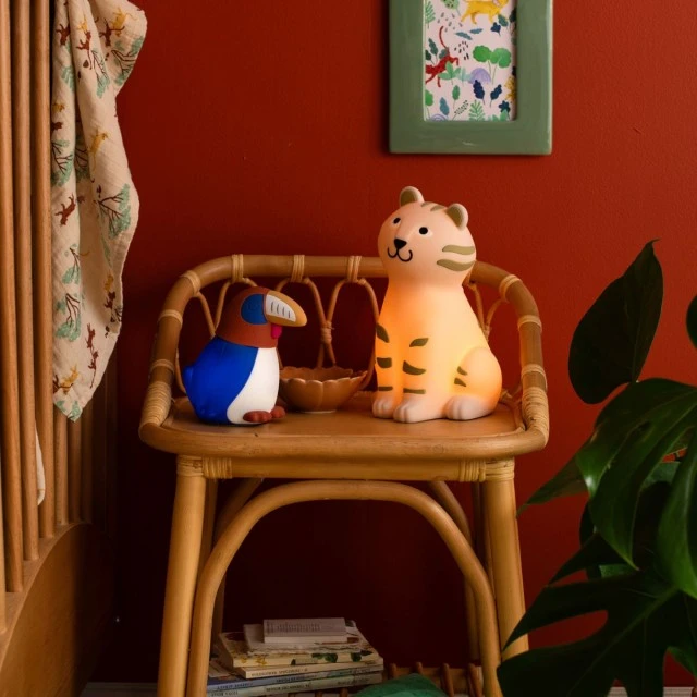 Νυχτερινό φωτιστικό tiger με USB 21,5cm Moulin Roty
