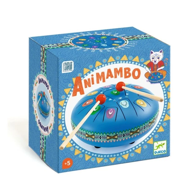 Μεγάλο ατσάλινο τύμπανο από τη σειρά Animambo Djeco