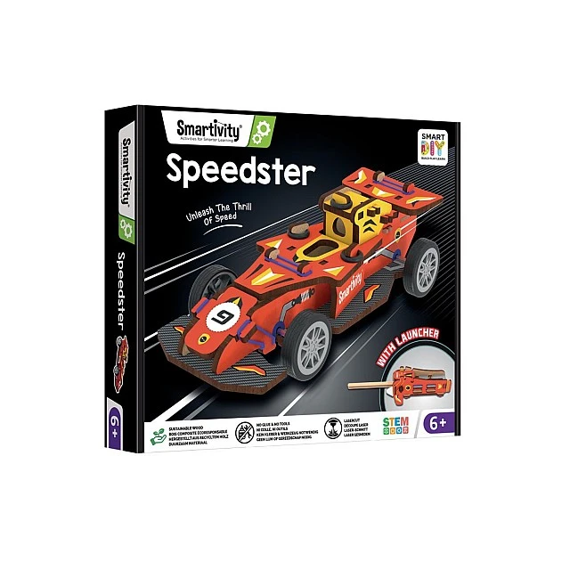 Ξύλινο σετ κατασκευών για αγώνες ράλι Smart Games