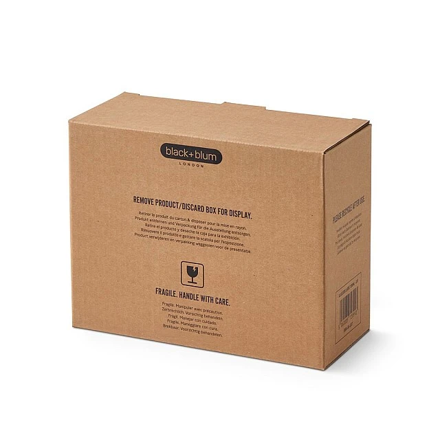 Γυάλινο δοχείο τροφίμων 1.200ml Stack + Nest Black+Blum