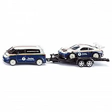 VW ID. Παιχνίδι Buzz με τρέιλερ και αγωνιστικό αυτοκίνητο Porsche