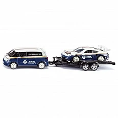 VW ID. Παιχνίδι Buzz με τρέιλερ και αγωνιστικό αυτοκίνητο Porsche