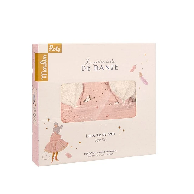 Βρεφική πετσέτα Moulin Roty Ecole de danse