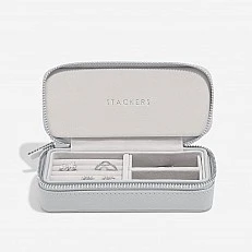 Κουτί κοσμημάτων ταξιδιού Stackers Χρώμα ανοιχτό γκρι