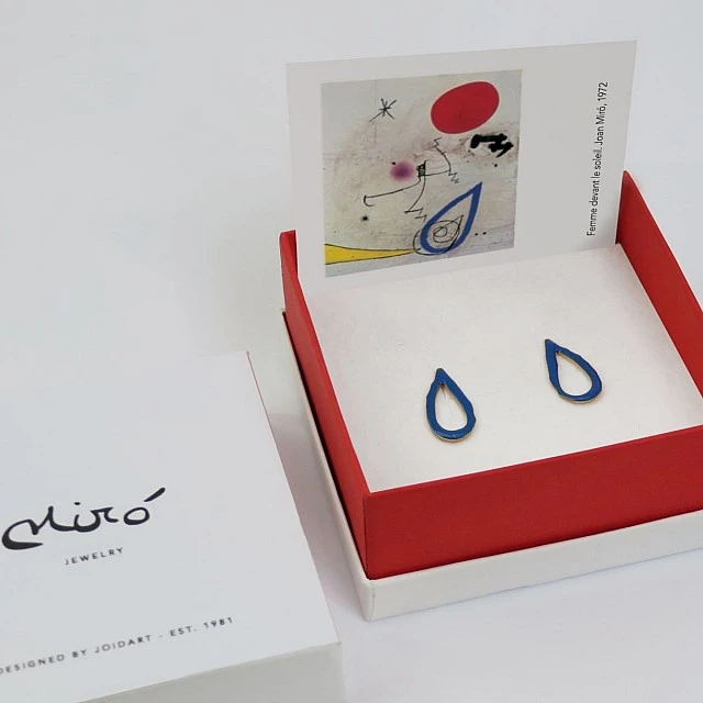 Σκουλαρίκια MIRO με επιχρύσωση Joidart