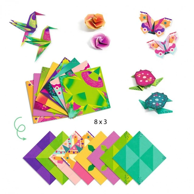 Τροπικά ζώα Origami
