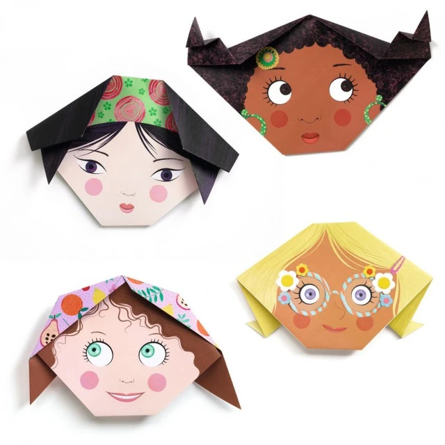 Όμορφα πρόσωπα Origami