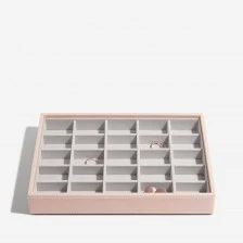 Κουτιά κοσμημάτων 25 τμημάτων Χρώμα απαλό ροζ