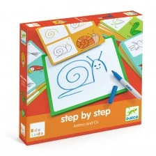 Σχεδιάστε τα ζώα βήμα προς βήμα