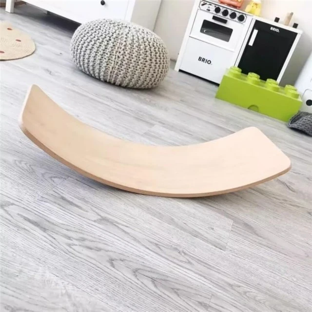 Ginger Home Wooden Balance Board - Safe Toy for Children, 82x30x15 cm