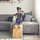 Ginger Home Wooden Balance Board - Safe Toy for Children, 82x30x15 cm