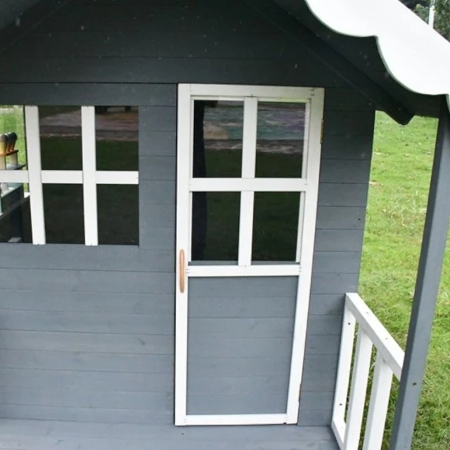 Ξύλινο Παιδικό Σπίτι GINGER HOME, 139x143,5x149 cm, για παιχνίδια στην αυλή και στον κήπο